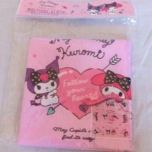 Hello Kitty Kurumi and Melody Pink Cloth